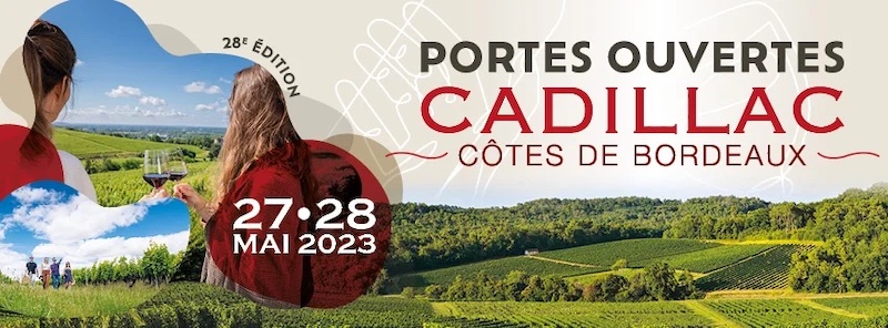 Portes ouvertes cadillac cotes de bordeaux vins 2023 appelation vignobles itineraires