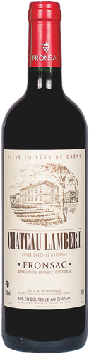 Bottle-Château-Lambert-Cuvée-Barrique-Appellation-Fronsac