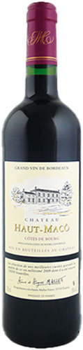 Bottle-Cuvée-Traditionnelle-Château-Haut-Macô-Label-Côtes-de-Bourg