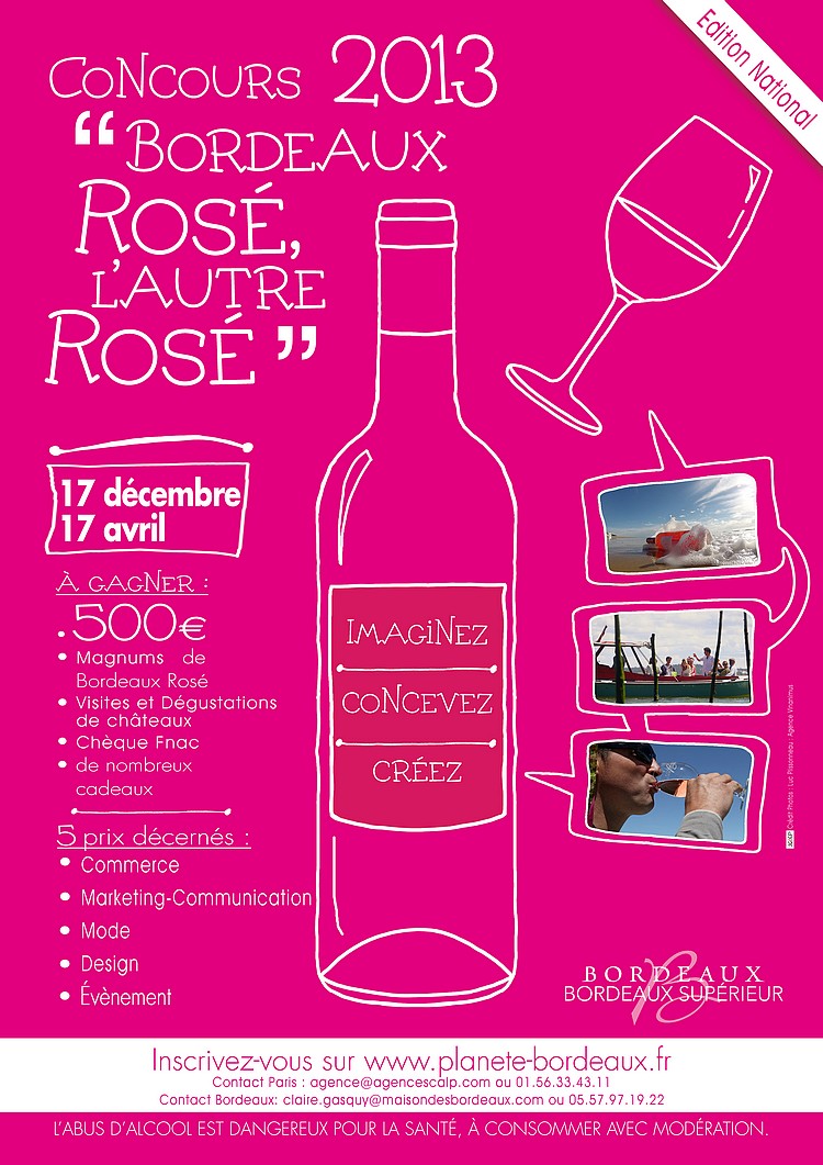 Concours 2013 Bordeaux Rosé